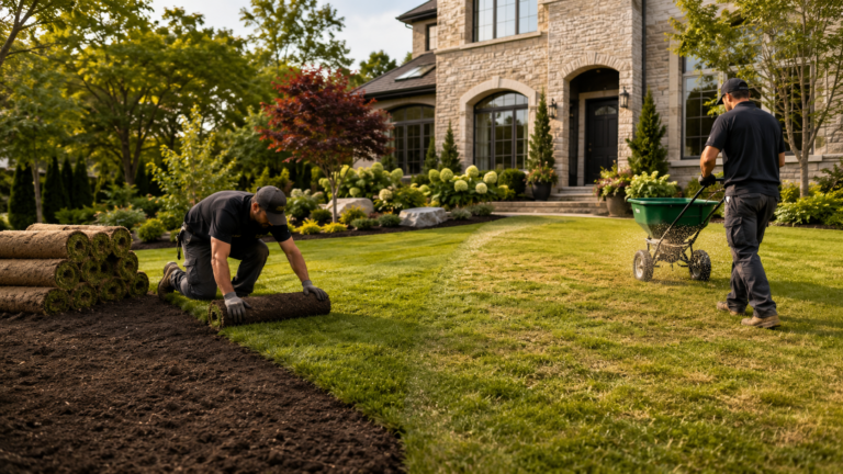 Sodding vs Overseeding Markham | Best Lawn Repair Option