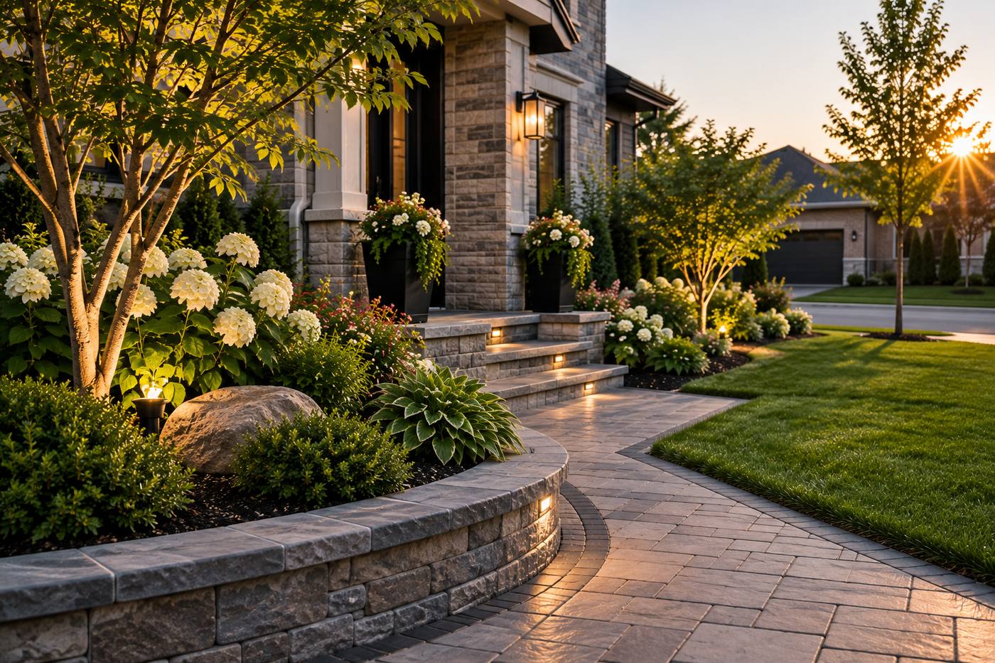 Front Yard Landscaping Markham: 10 Curb Appeal Ideas - ISR Gardening Inc