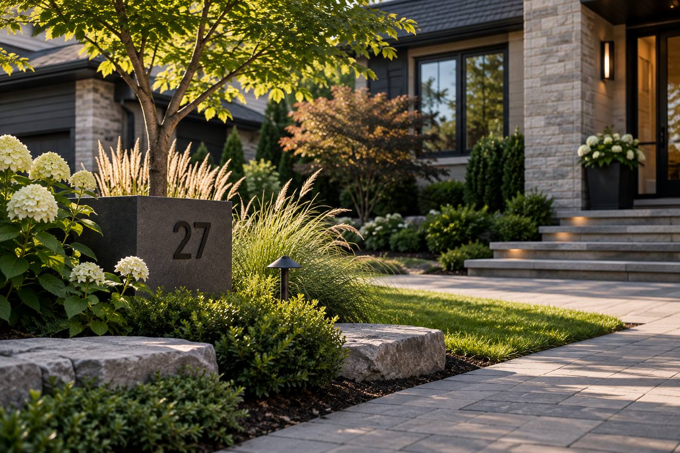 Front Yard Landscaping Markham: 10 Curb Appeal Ideas - ISR Gardening Inc
