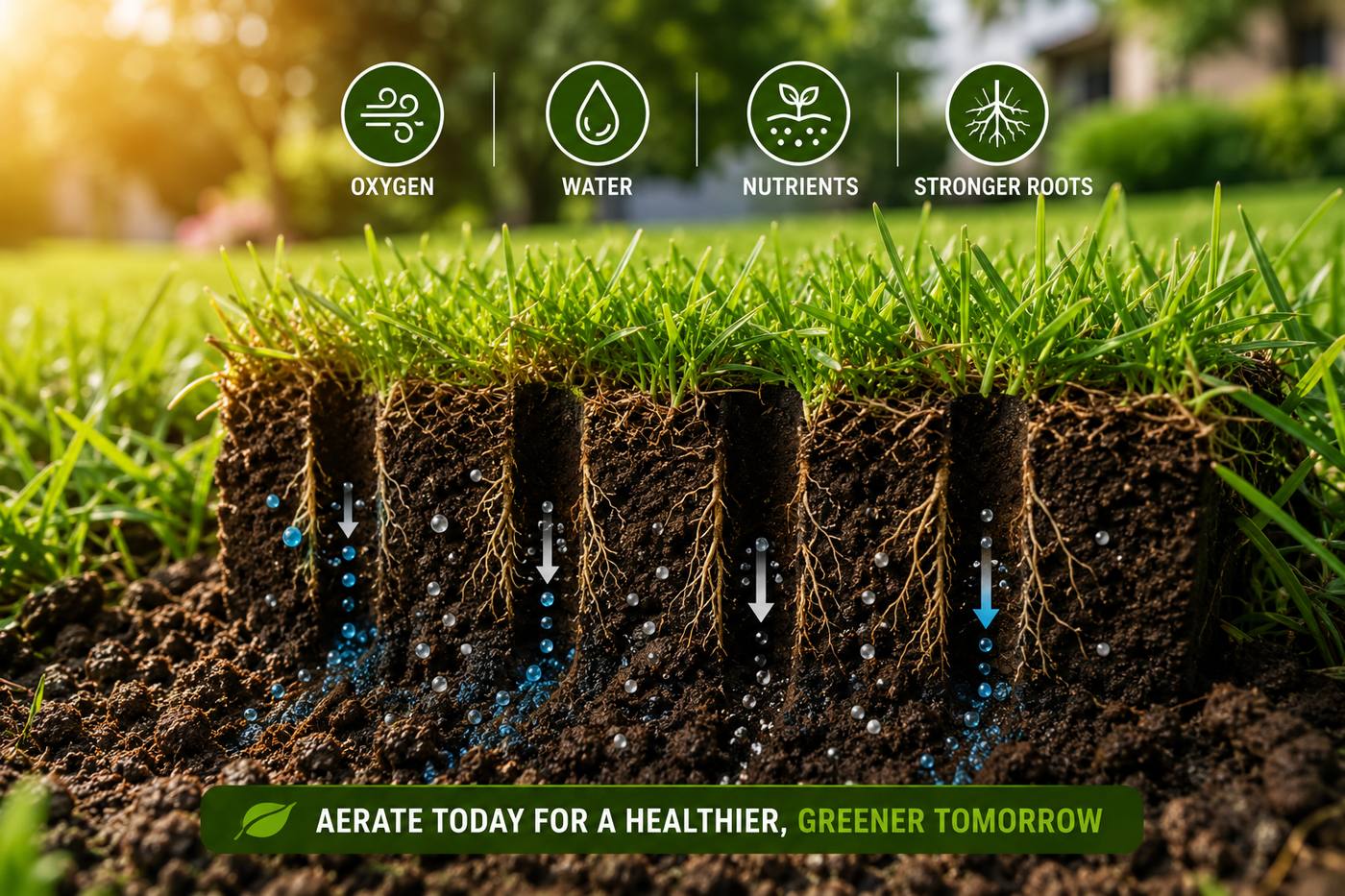 Lawn Aeration Markham | Professional Lawn Care Services - ISR Gardening Inc