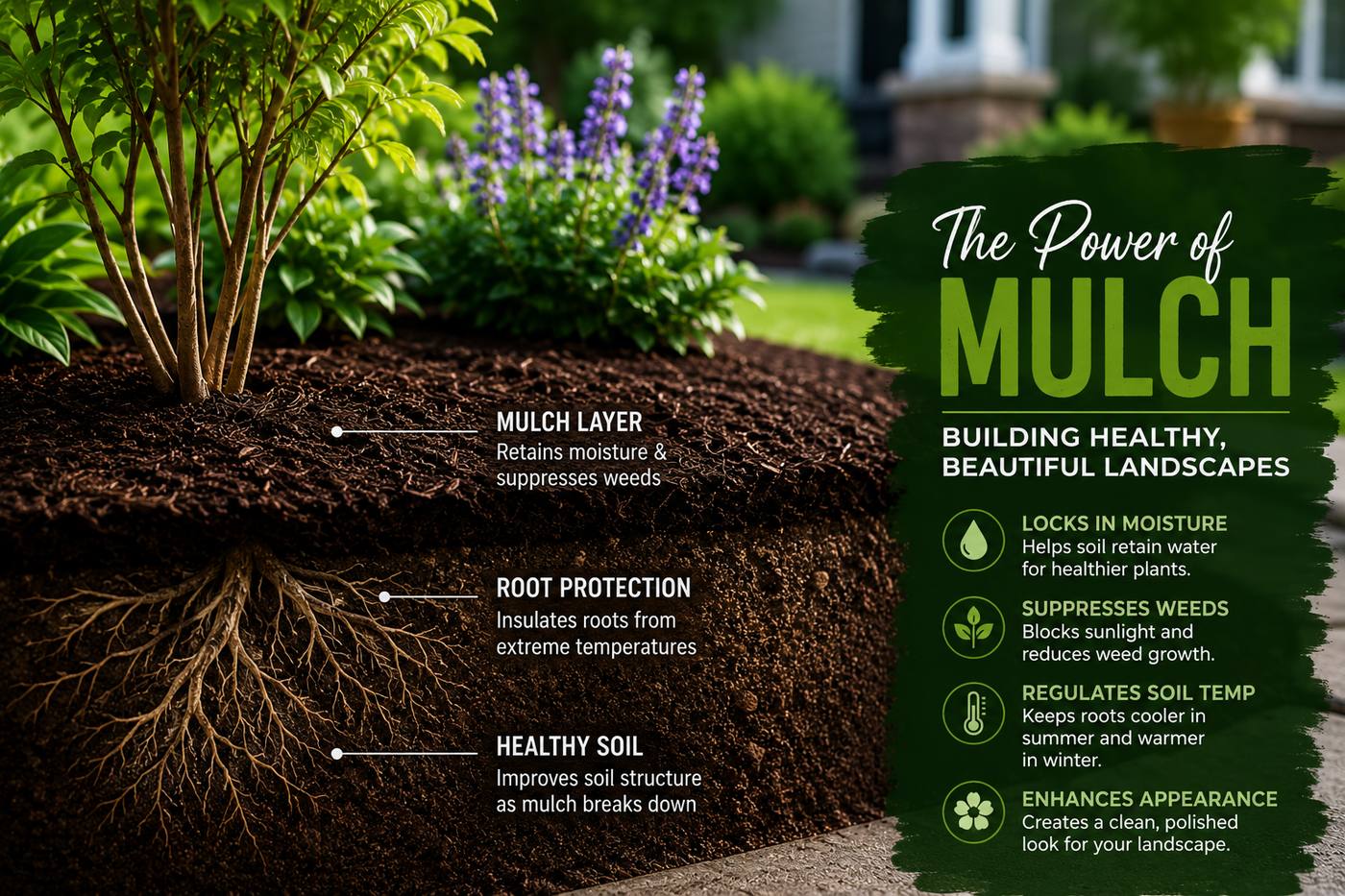 Mulch Installation Markham | Professional Mulching Services - ISR Gardening Inc