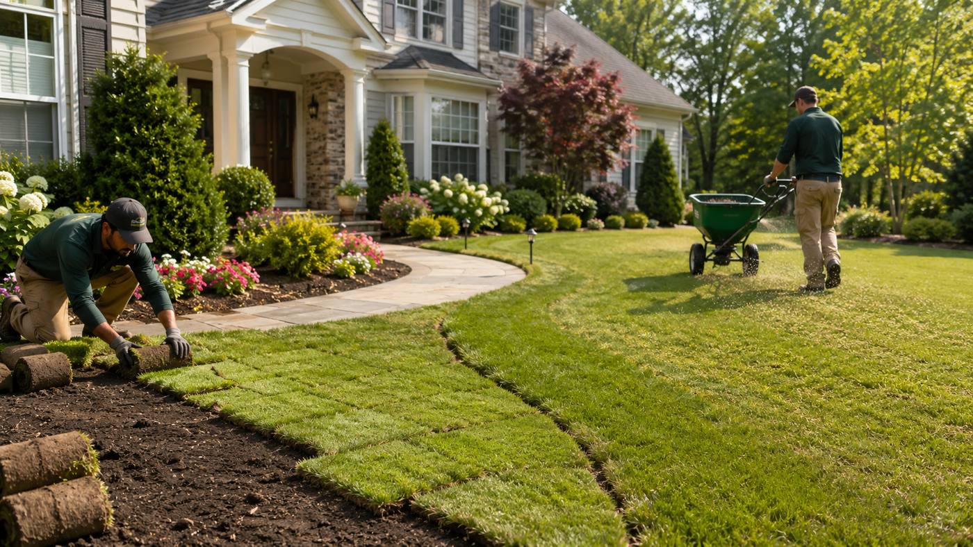 Sodding vs Overseeding Markham | Best Lawn Repair Option - ISR Gardening Inc