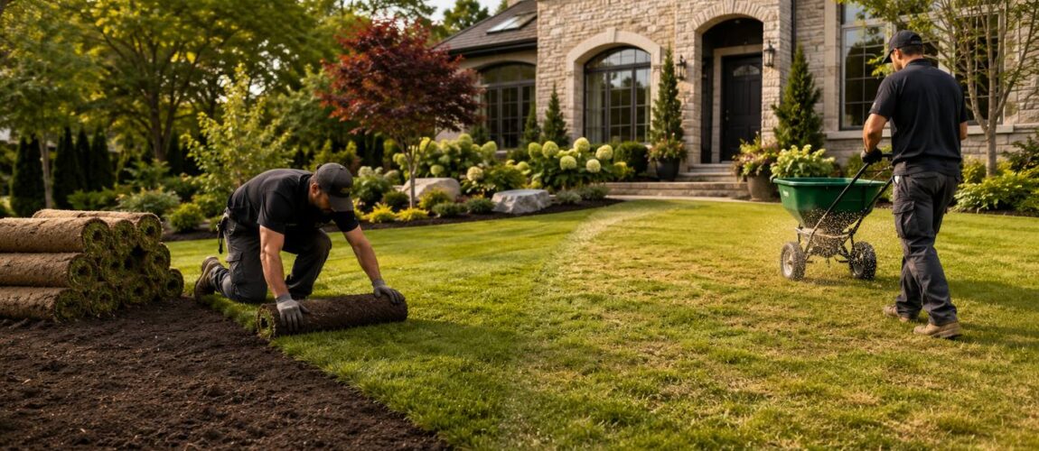 Sodding Vs Overseeding Markham - ISR Gardening Inc