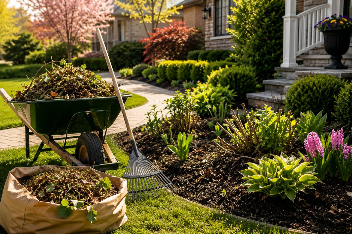 Spring Garden Cleanup Markham | Landscaping Experts - ISR Gardening Inc