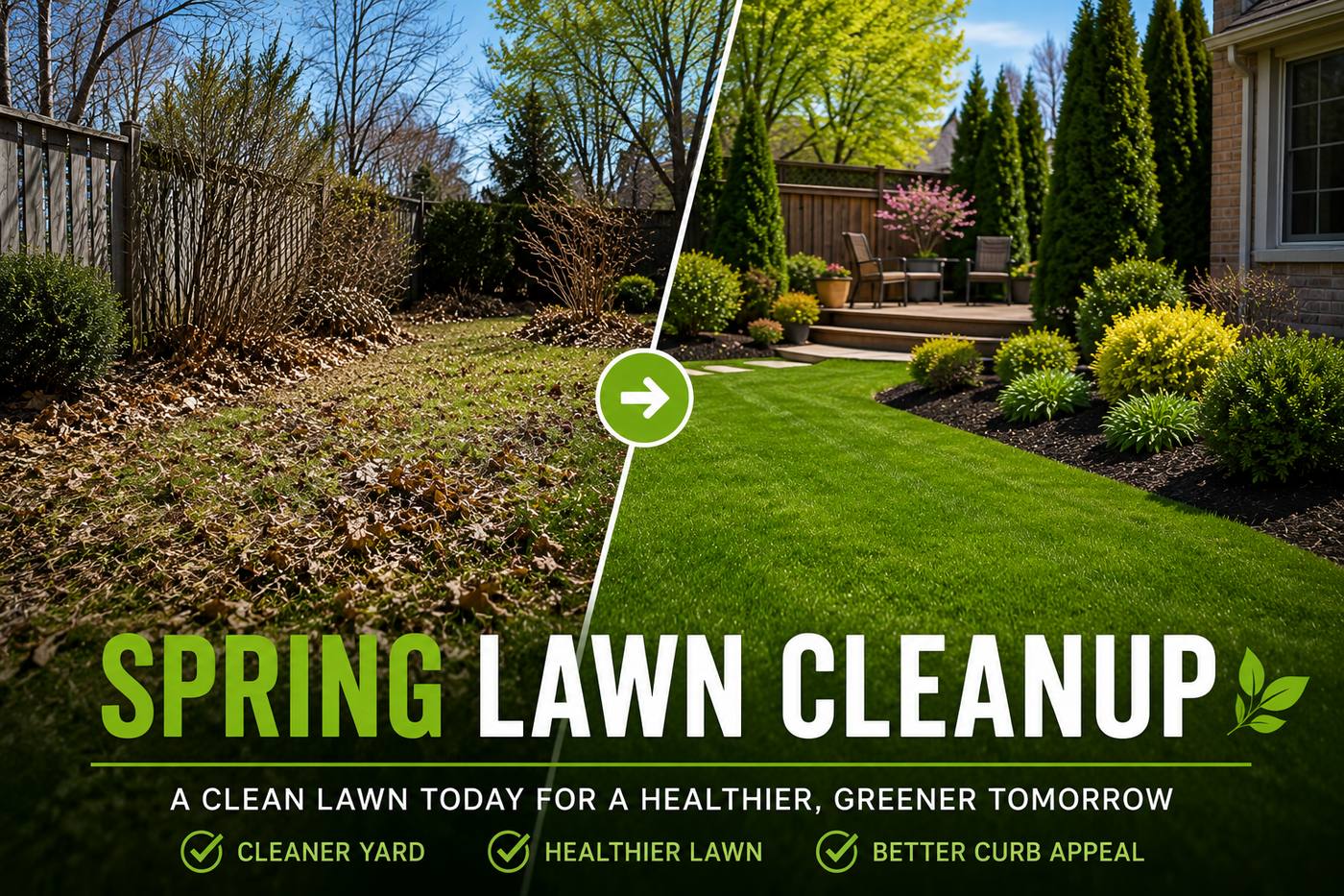 Spring Lawn Cleanup Markham | Professional Yard Cleanup - ISR Gardening Inc
